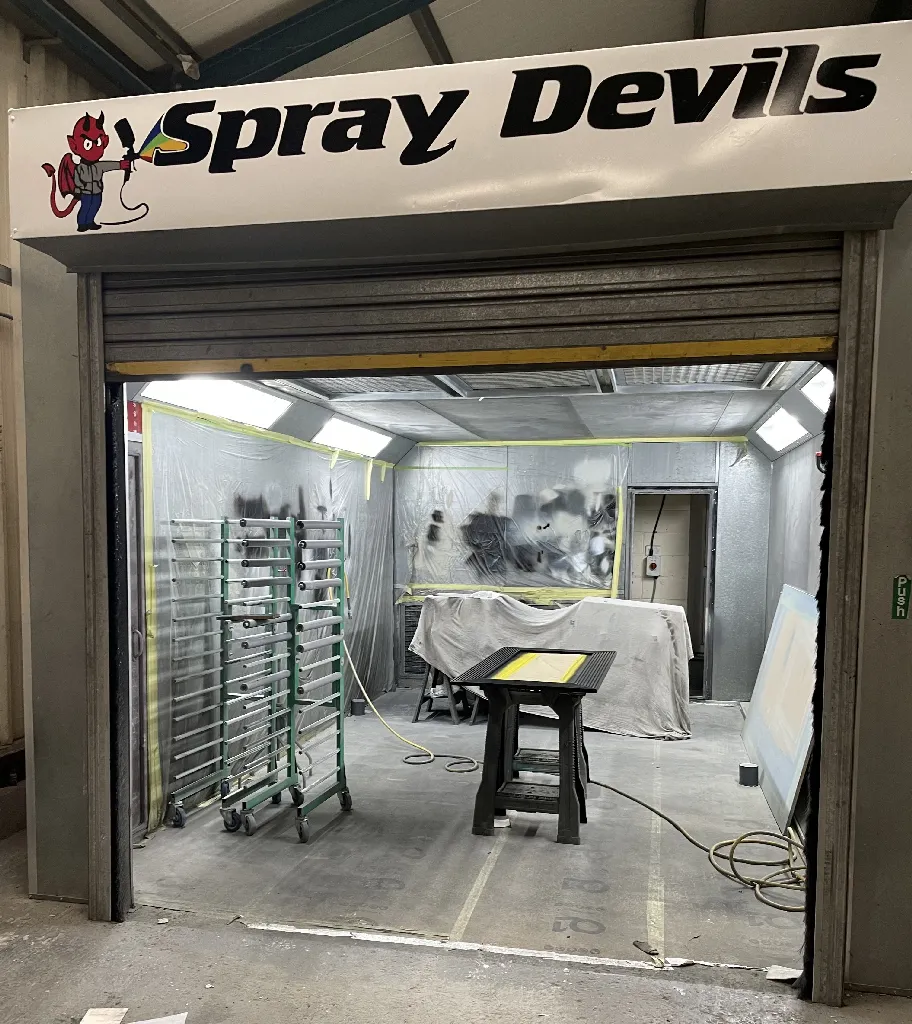 uPVC Spraying Near Me Spray Booth